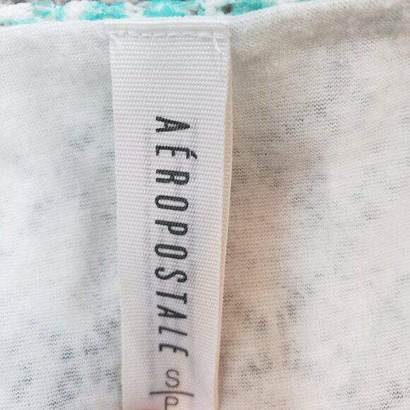 Aeropostale Skater Dress Juniors Small Sleeveless Open Back Green /A235 - Picture 5 of 7